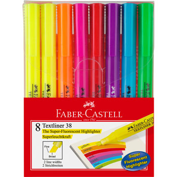 Faber-Castell 超感度螢光筆8支入