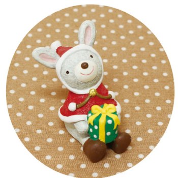【Maruwa】2016聖誕節_可愛療癒擺飾(兔子)