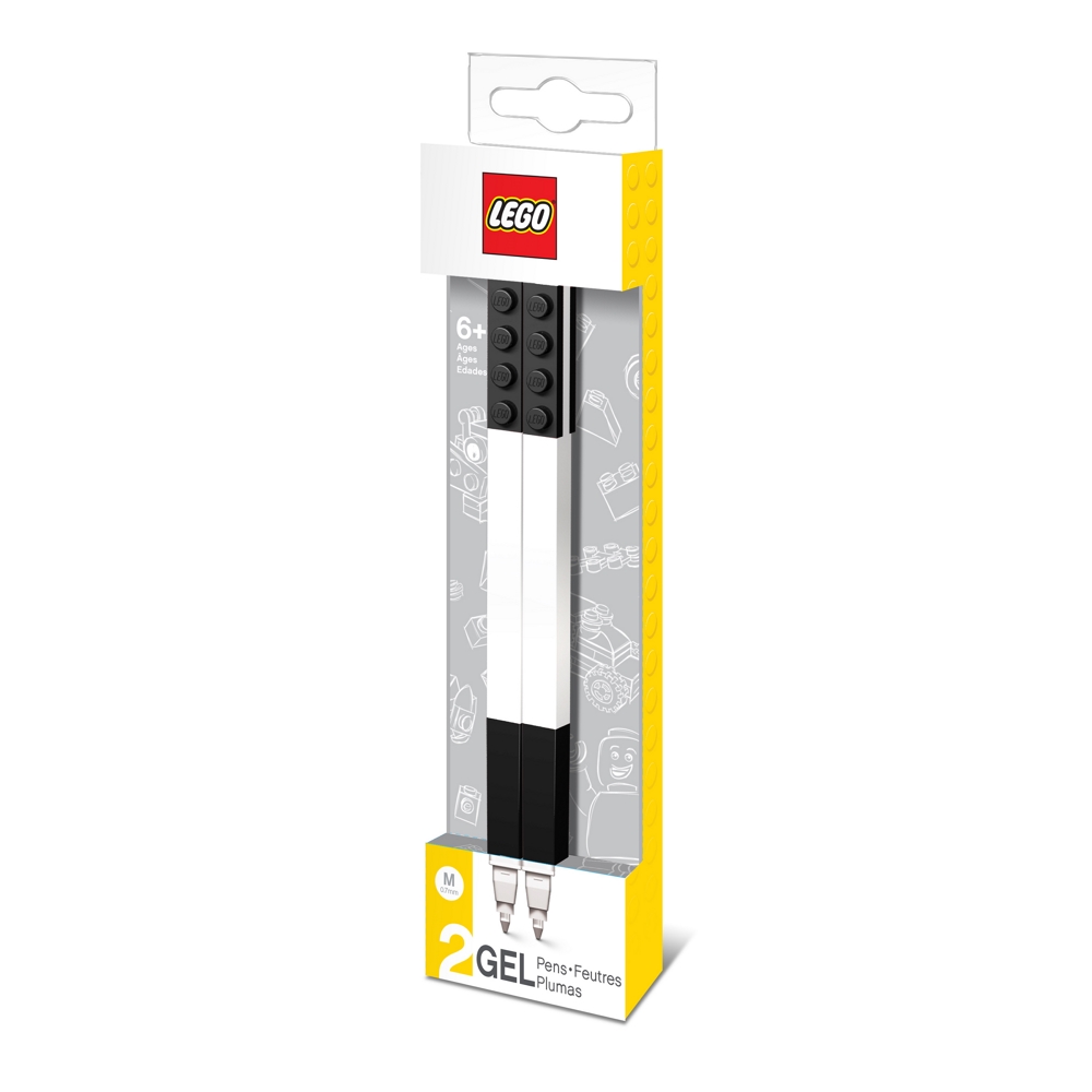LEGO積木原子筆 - 黑色 (2入)黑