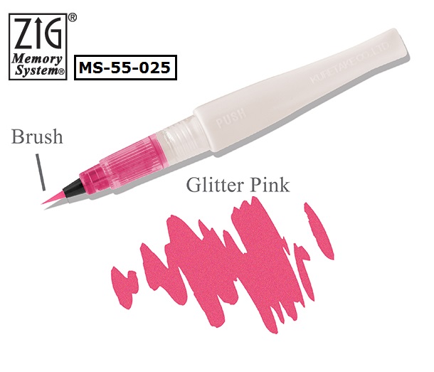 MS-55-025 吳竹亮彩唇膏型彩繪筆  粉紅色