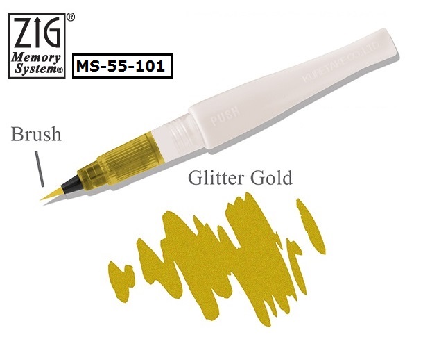 MS-55-101 吳竹亮彩唇膏型彩繪筆  金色