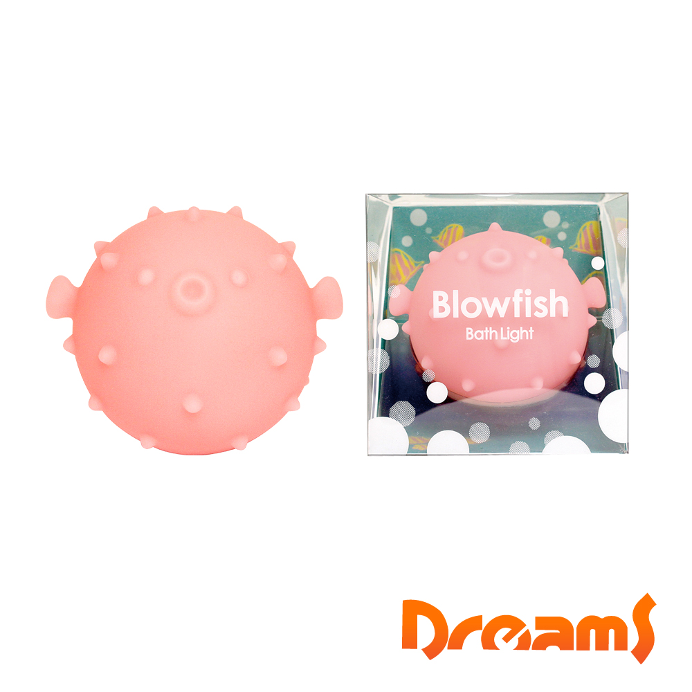 Dreams Blowfish 元氣河豚LED泡澡氣氛燈櫻花粉
