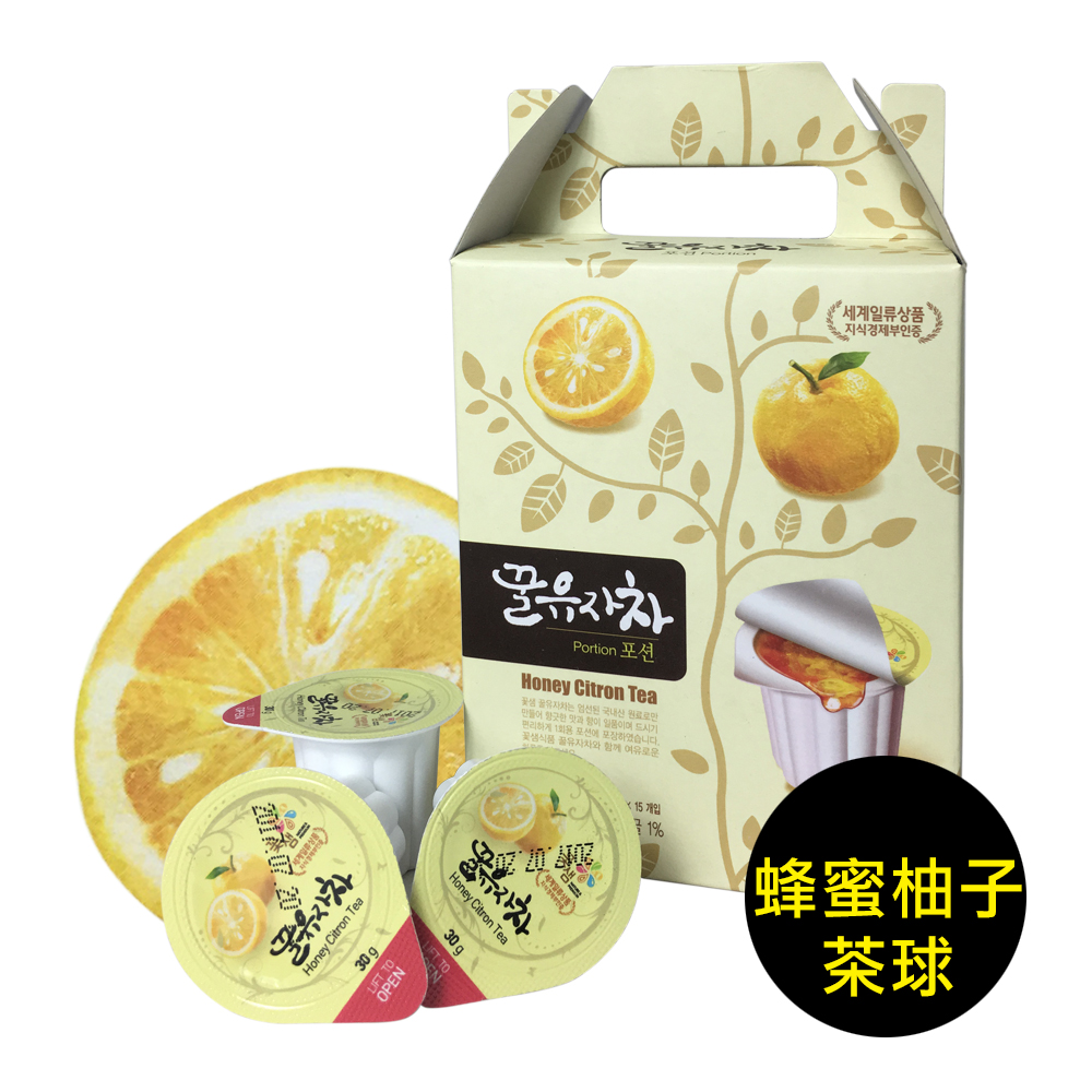 【韓璧食府】韓國Honey Citron Tea迷你膠囊禮盒(30gG*15入/盒)蜂蜜柚子茶