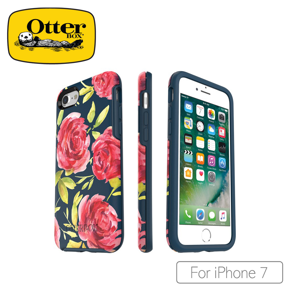 OtterBox iPhone7 炫彩塗鴉系列保護殼紅玫瑰 53937