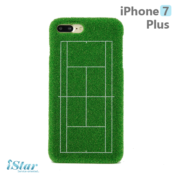 【Shibaful】-iPhone 7 Plus網球草地運動場手機殼網球草地運動場