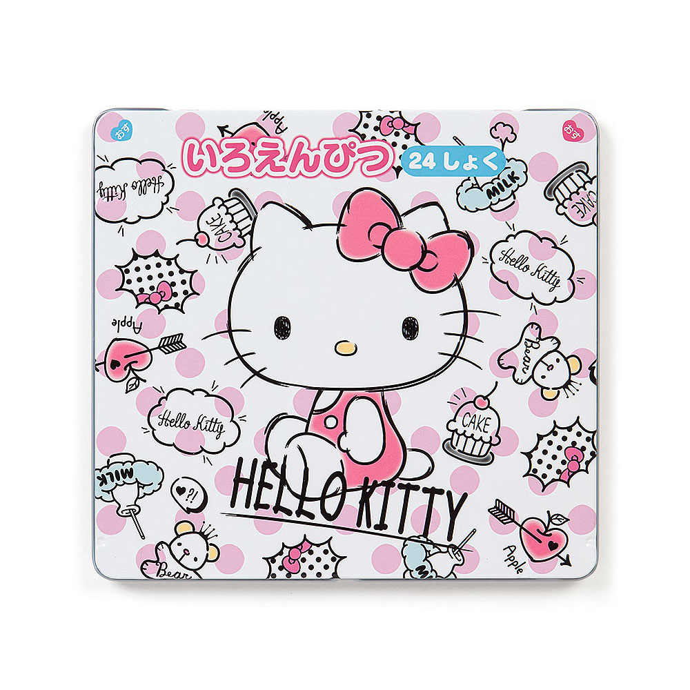 《Sanrio》HELLO KITTY 24色色鉛筆組(俏皮甜點)