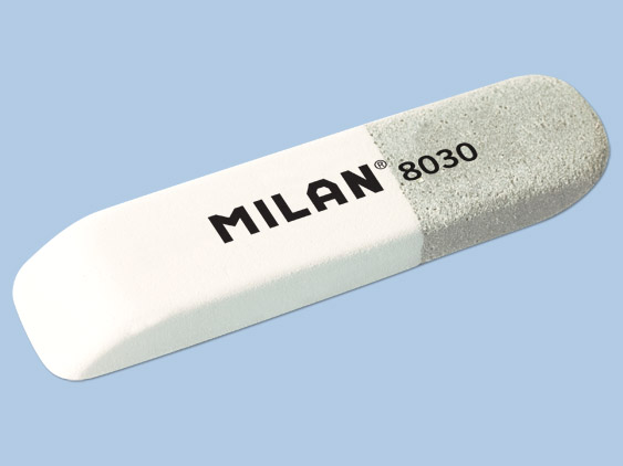 MILAN 8030砂擦兩用橡皮擦/6個入