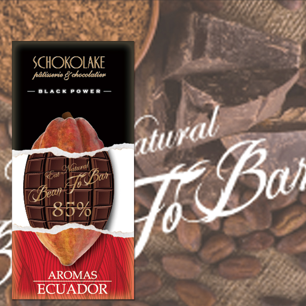 【巧克力雲莊】Bean to bar－85%厄瓜多單一莊園黑巧克力