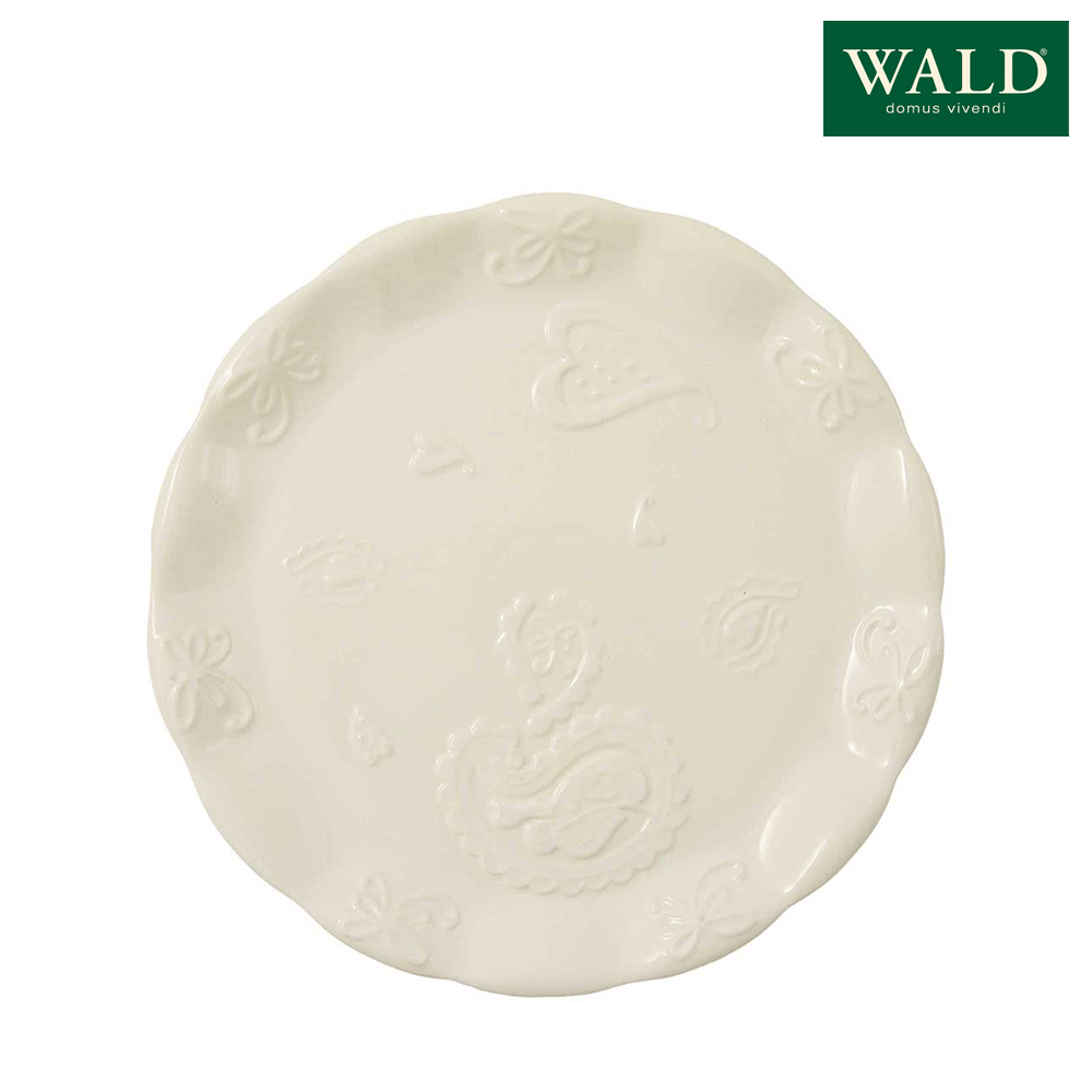 WALD 天使愛心圓盤-白 交換禮物 聖誕 哪裡買 盤子 圓盤