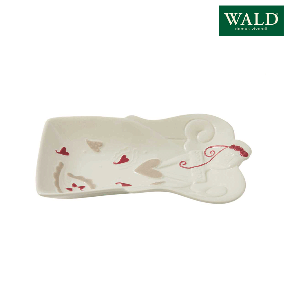  WALD 天使盤 義大利 交換禮物 聖誕 哪裡買 盤子 造型盤 愛心 設計 淺盤 長型盤 長方形