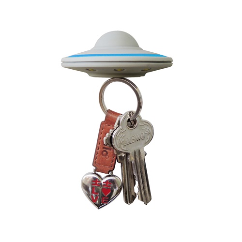 Kalo 卡樂創意 幽浮磁鐵鑰匙收納架藍色
