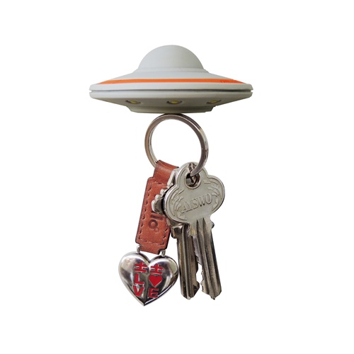Kalo 卡樂創意 幽浮磁鐵鑰匙收納架橘色