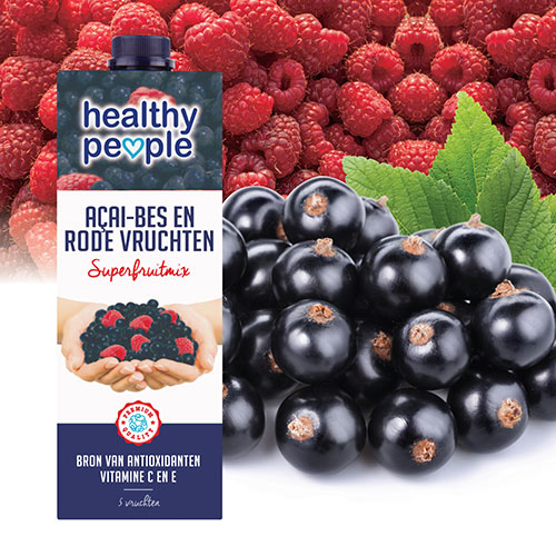 【Healthy People】巴西莓和紅莓綜合果汁  (1000ml)