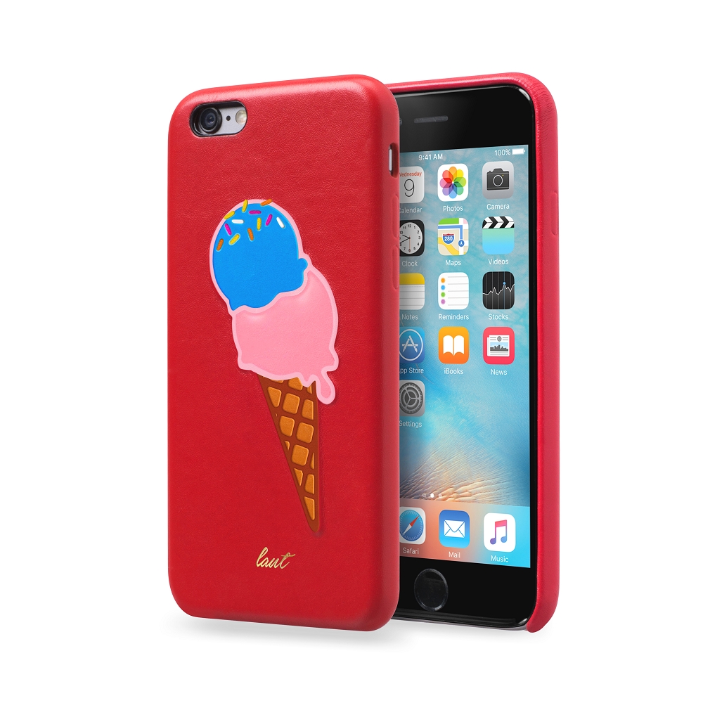 LAUT iPhone 6 & 6S Kitsch人造皮革保護殼冰淇淋