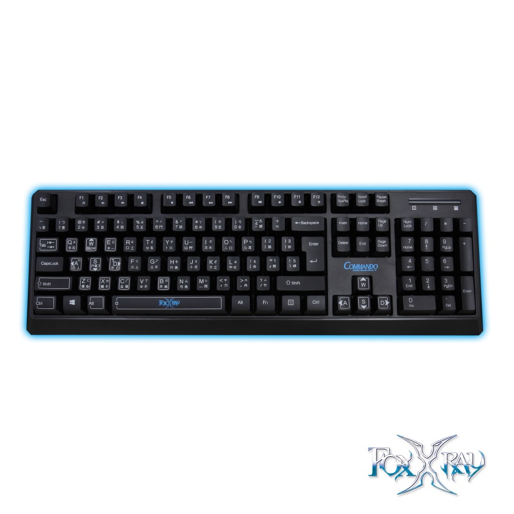 FOXXRAY突襲戰狐電競鍵盤FXR-BK-12