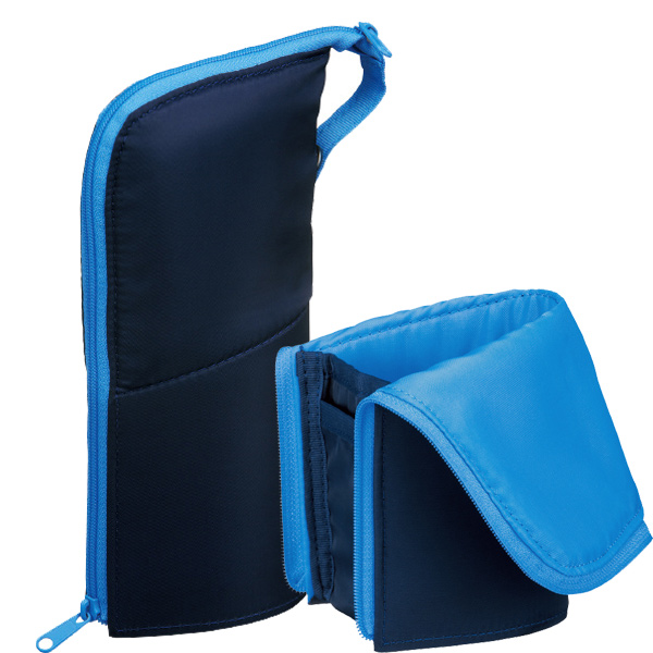 KOKUYO Neo Critz站立筆袋大容量-水藍