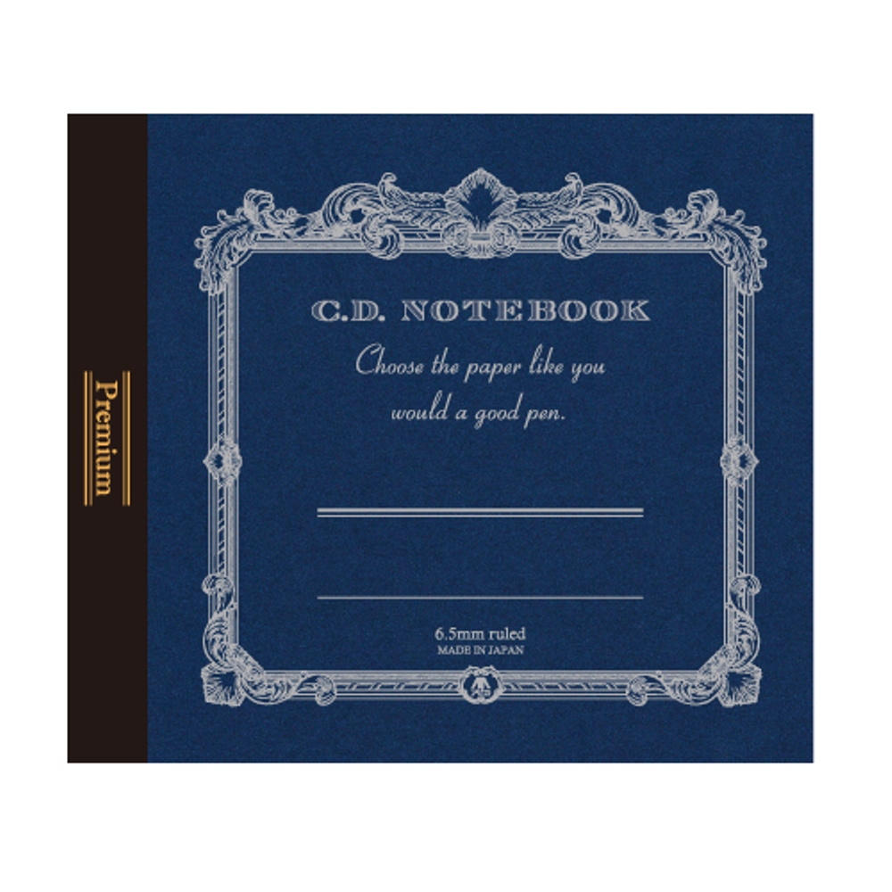【APICA】Premium C.D Notebook 紳士筆記本(124x140mm)(橫線)
