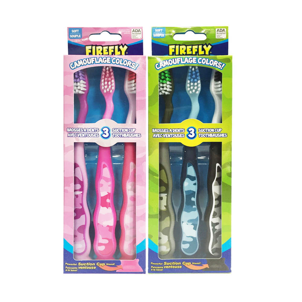 【美國Dr. Fresh】Firefly兒童牙刷3入