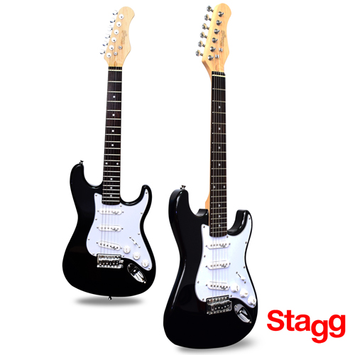 比利時大廠 STAGG 3/4尺寸 電吉他(S300 3/4黑)