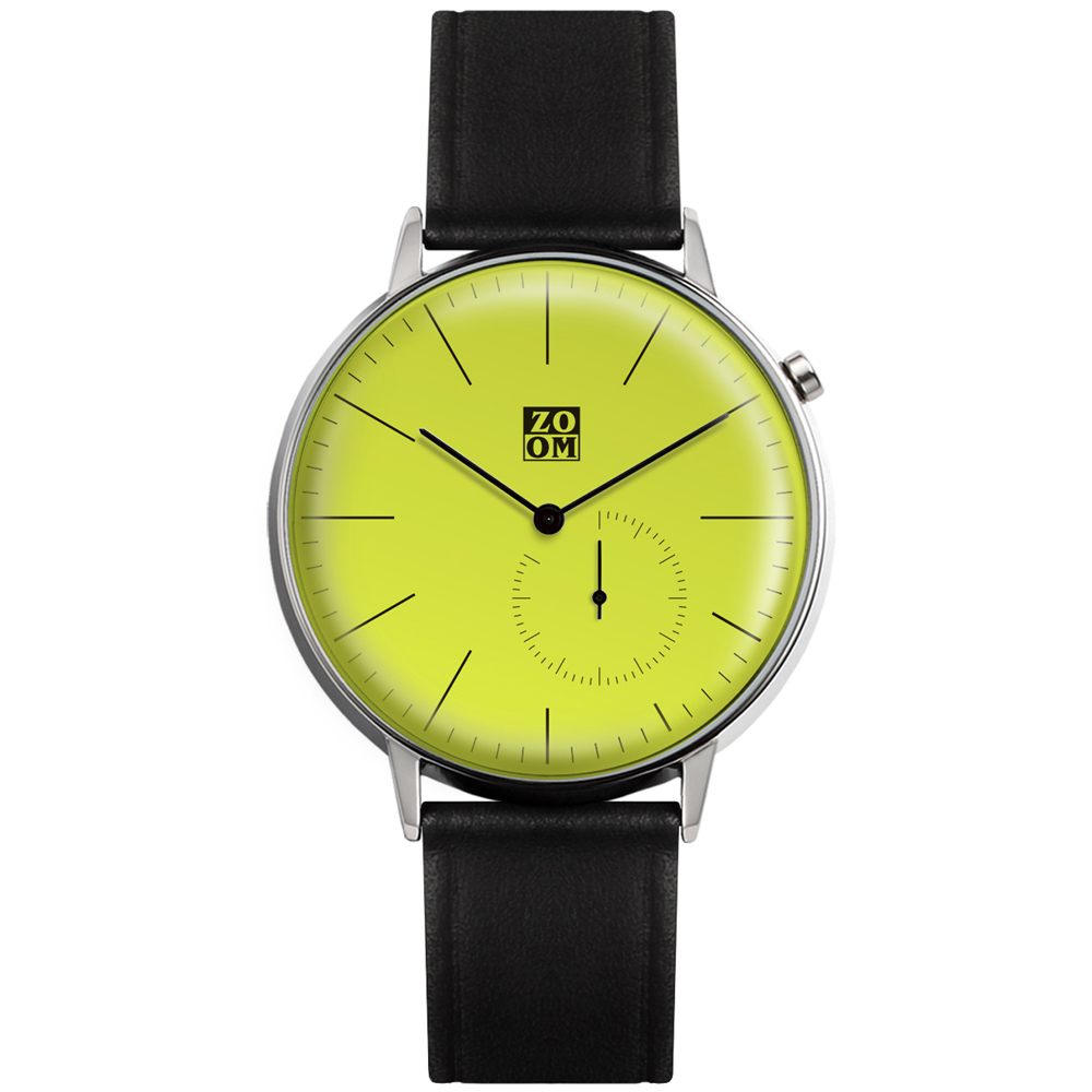 ZOOM Pure 生活觀察家極簡設計腕錶-綠色