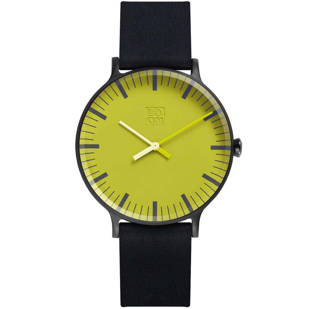 ZOOM Jazz 時光協奏曲極簡設計概念腕錶-綠色