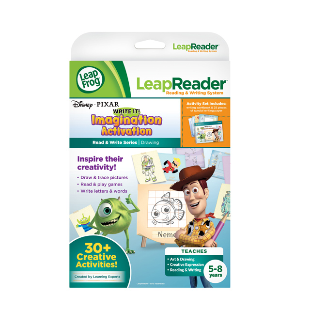 美國【LeapFrog 跳跳蛙】全英電子閱讀筆套組書籍－學習閱讀及寫字(皮克斯系列)
