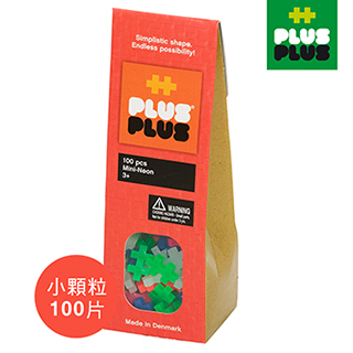Plus-Plus加加積木Mini小顆粒-霓紅系列100pcs霓紅系列