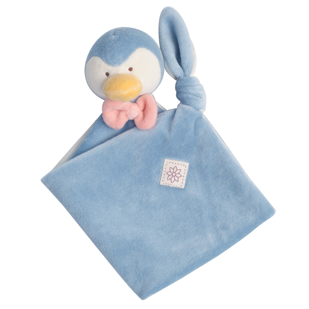 【美國miYim有機棉】安撫巾 - 噗噗企鵝