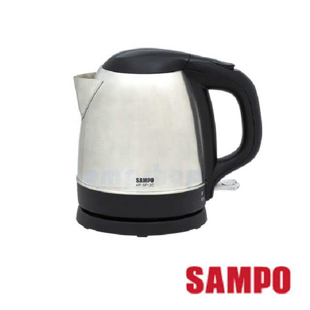 【聲寶SAMPO】1.2L上蓋不鏽鋼電茶壺 KP-SF12C