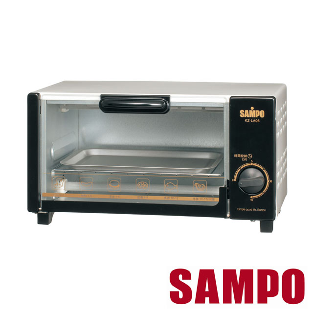 【聲寶SAMPO】6L定時小烤箱 KZ-LA06