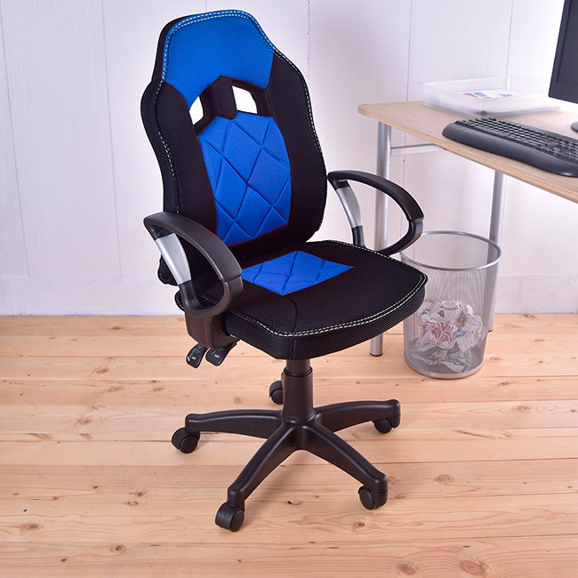 【凱堡】N94全賽車椅 辦公椅電腦椅藍