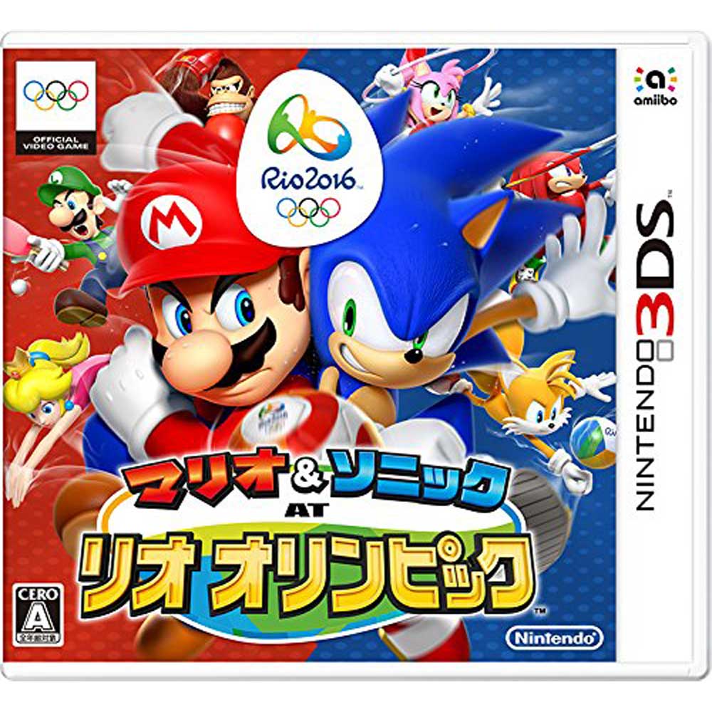 瑪利歐＆索尼克 AT 里約熱內盧奧運 - 3DS 亞版 日文版