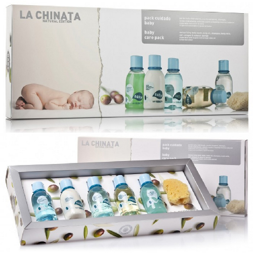 【UH】LA CHINATA希那塔 - 嬰兒專屬沐浴呵護組(附天然海綿)