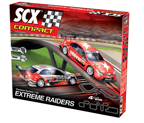 SCX 1:43電刷車軌道組C10164X500-COMPACT Extreme Raiders