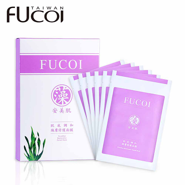 【FUcoi藻安美肌】肌底調和煥膚修護隱形面膜6入/盒