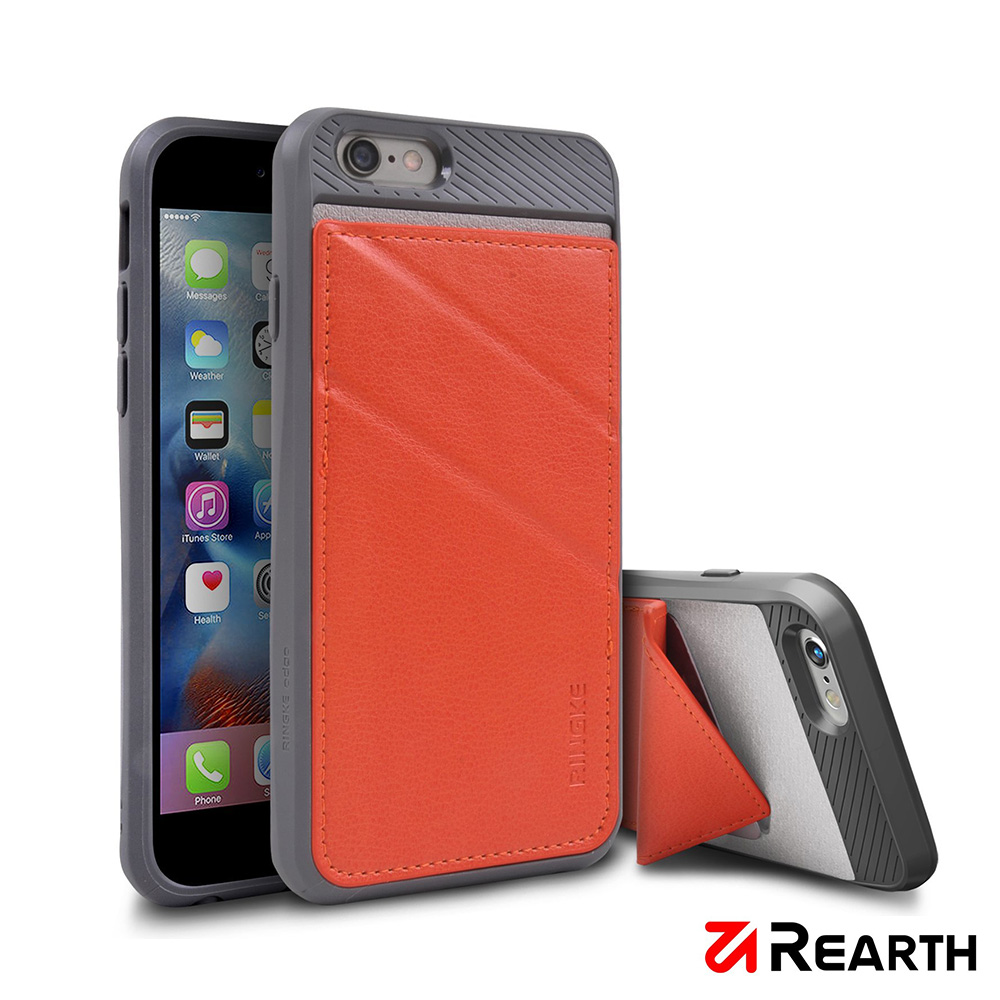 Rearth Apple iPhone 6/6s (Ringke Edge) 卡槽式保護殼橘