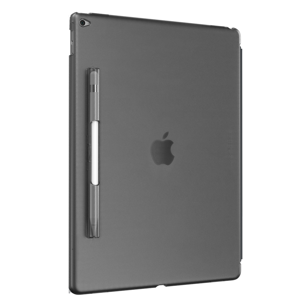 SwitchEasy CoverBuddy iPad Pro保護背蓋(含可拆式Apple Pencil 筆夾)-霧透黑