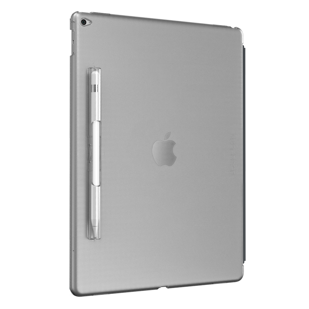 SwitchEasy CoverBuddy iPad Pro保護背蓋(含可拆式Apple Pencil 筆夾)-霧面透明