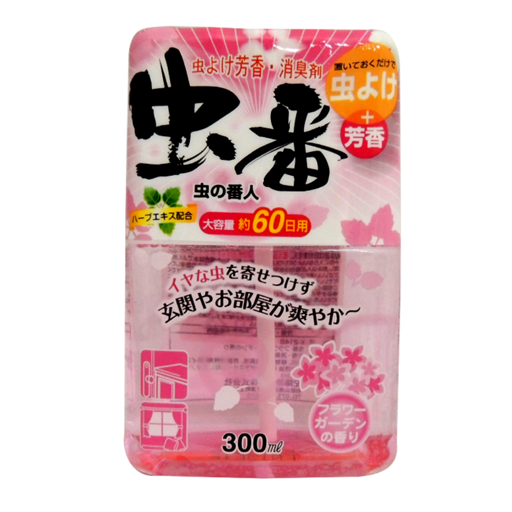 日本進口 植物防蟲芳香劑-花香300ml LI-K2148
