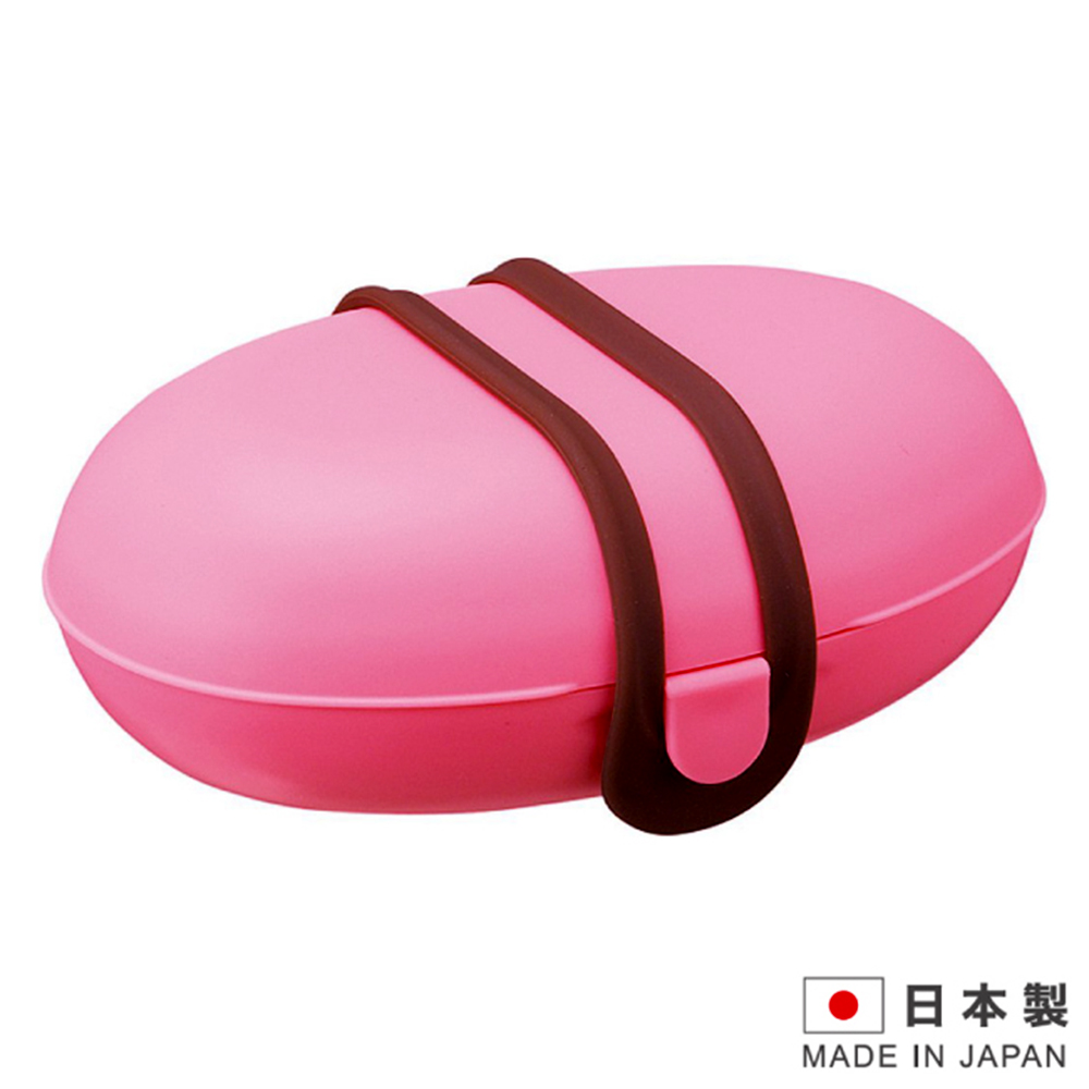 日本製造 MARNA攜帶式肥皂盒肥皂架(紅/藍 二色)MAR-W445紅