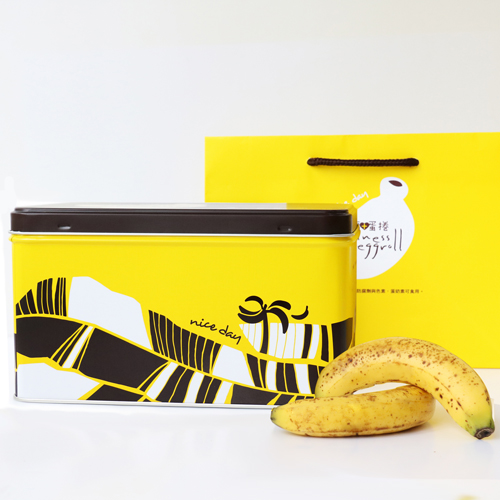 【心路基金會】幸福+蛋捲-香蕉口味(鐵盒)