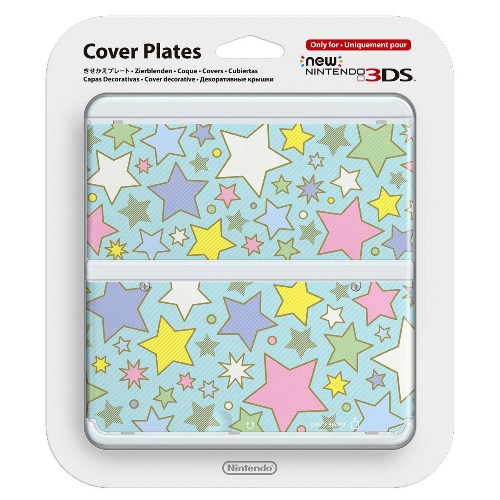 任天堂 NEW 3DS 專用主機更換面板 (NO.064)多彩星星
