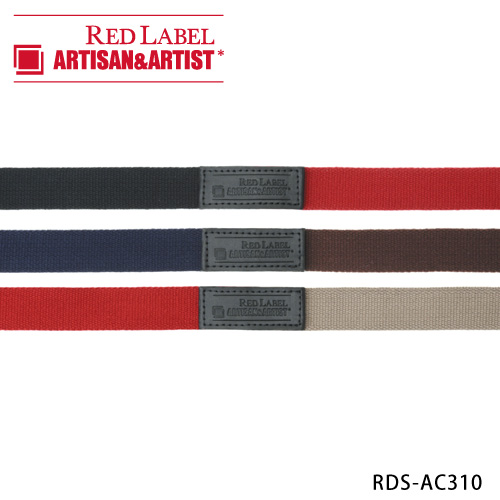 RED LABEL 雙色帆布相機背帶 RDS-AC310 by ARTISAN&ARTIST黑/紅