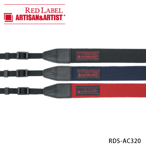 RED LABEL 帆布相機背帶 RDS-AC320 by ARTISAN&ARTIST黑色