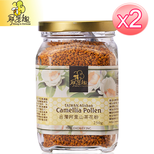 【尋蜜趣】台灣阿里山茶花粉(250g/罐*2入)