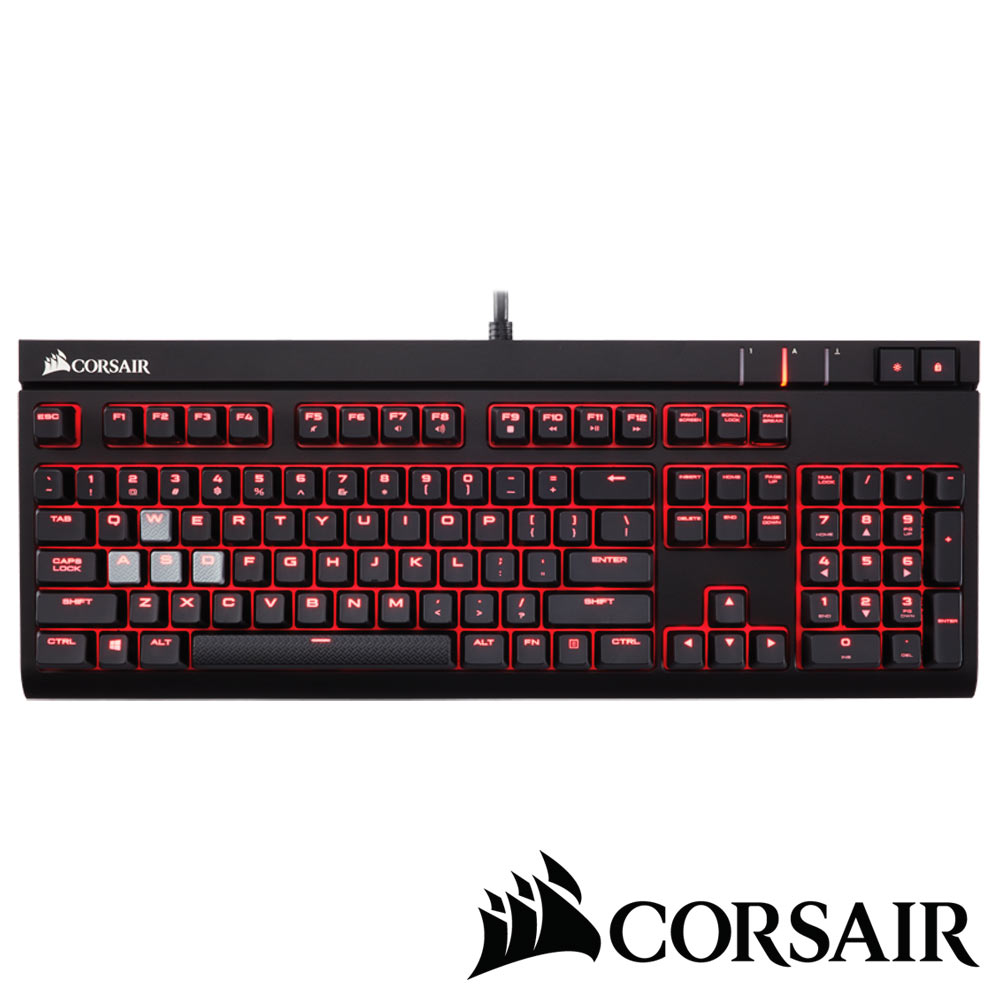 CORSAIR Gaming STRAFE機械電競鍵盤-紅軸中文