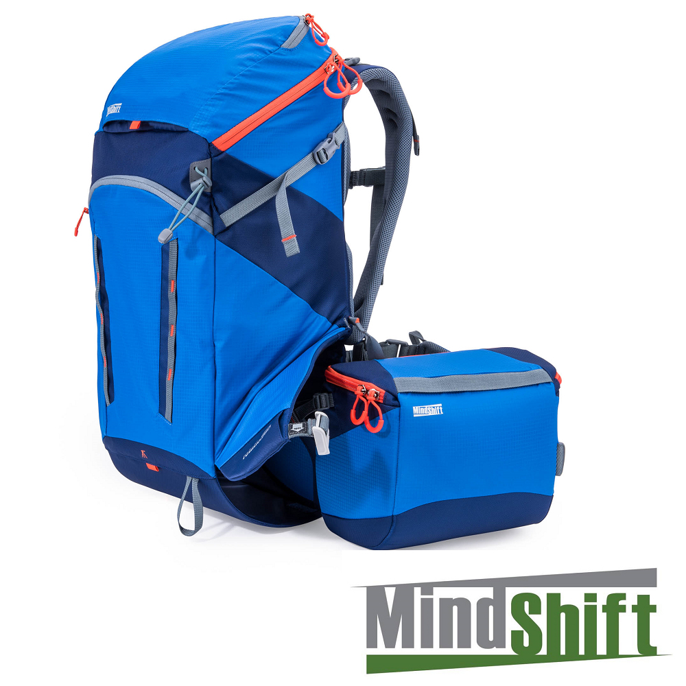 MindShift MS216A 相機登山背包 34 L 藍/全配