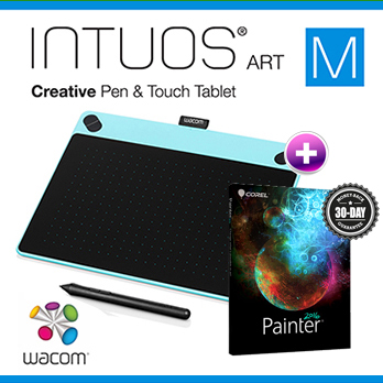 Wacom INTUOS Art Pen & Touch (M) CTH-690 B0-CX 藝術(藍)+ Painter2016(專案版)