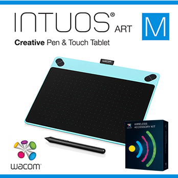 Wacom INTUOS Art Pen & Touch (M) CTH-690 B0-CX 藝術(藍)+ 無限模組
