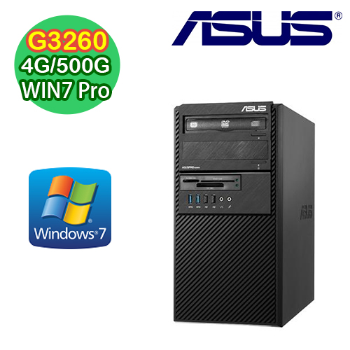 ASUS華碩 BM1AD Intel G3260雙核 4G記憶體 WIN7 Pro電腦 (BM1AD-G3260)